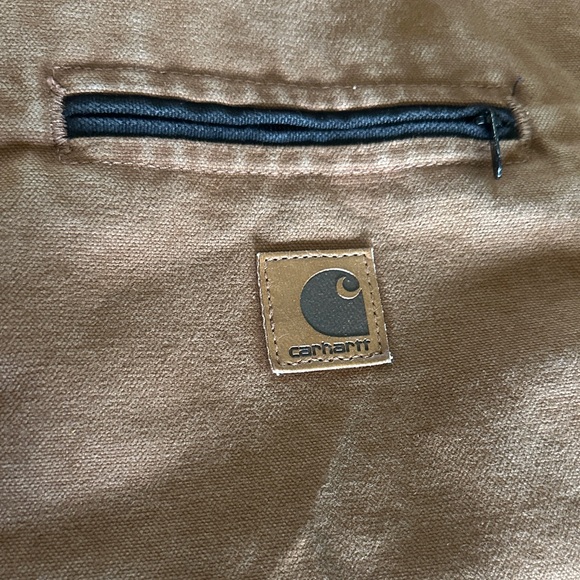 Carhartt Men’s Brown and Charcoal Jacket 2XL - Picture 2 of 5